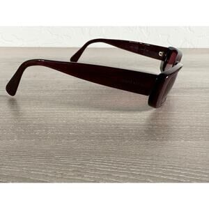 Anne Klein Womens Sunglasses Rectangular Burgundy Frame Made in Italy 3029 K5134